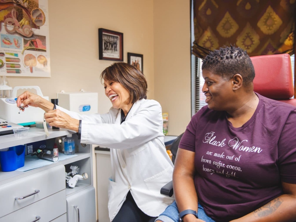 Dr. Beverly Lew, Au.D. and the Sound Advice team at their audiology practice in Burbank, CA